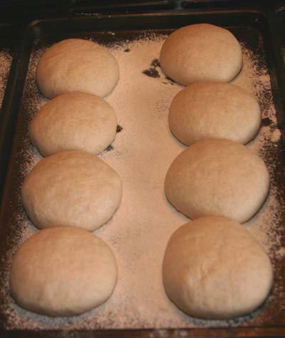 The rolls one hour after
                shaping