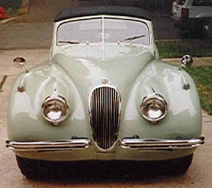 Front view of XK120