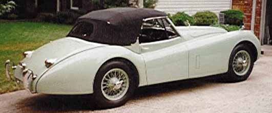 Side view of XK120